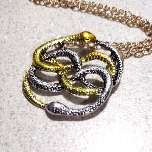 Auryn Atreyus Necklace Never Ending Story Snake Halloween Christmas Birthday NEW